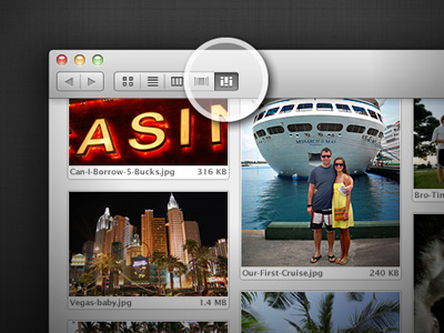 Osx Mountain Lion, Finder Grid-View bar finder gimme grid icon lion list mac mountain osx photo photos pintrest ui view