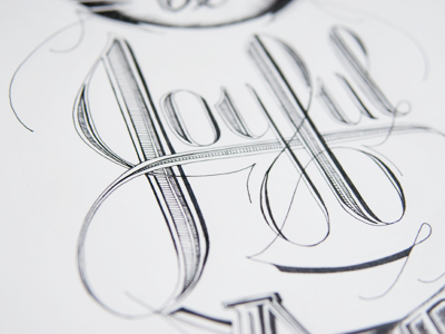 Sketch | Joyful Inked ink lettering