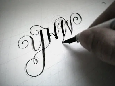 Calligraphy for a tattoo callygraphy lettering typography