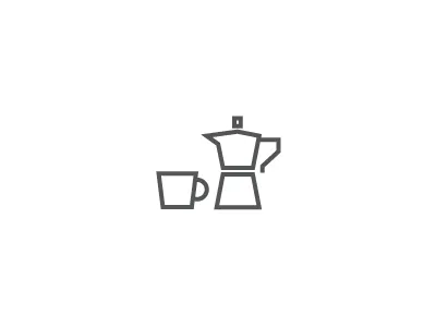 Mocha icon café italy minimal mocha roman