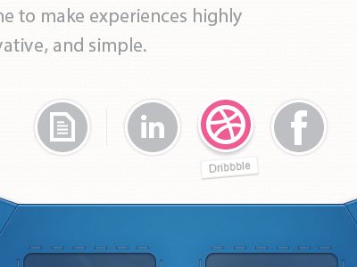 New Portfolio Preview blue portfolio