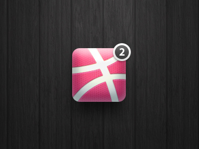 "2 dribbble invites" icon ball basketball dribbble icon invite ios iphone