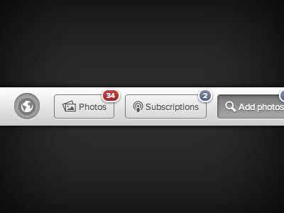 Navigation Bar badges bar navigation teleportd