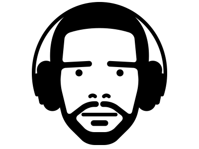 Avatar with Headphones avatar headphones icon