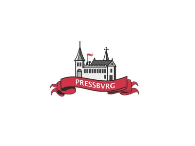 Pressbvrg brand branding bratislava communication agency design entertaiment event identity logo logo design logo designer pavel surovy pressburg pressbvrg production symbol