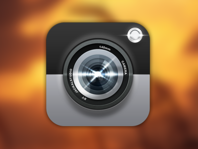 Camera icon camera icon lens photoshop