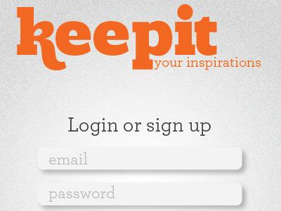 Keepit iOS App application inspiration ios ui ux