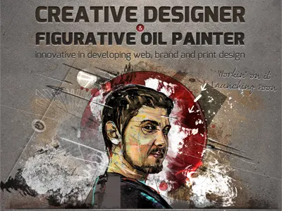 Portfolio landing page alex lupse creative designer landing page portfolio responsive teaser web