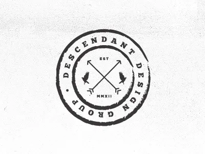 Descendant Concept chunkfive gotham graphic design logo mark type
