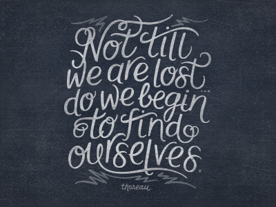 Find Ourselves lettering quote travel