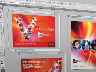 Vue Film Of The Year concept mockup
