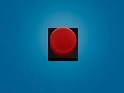 Playing around button red