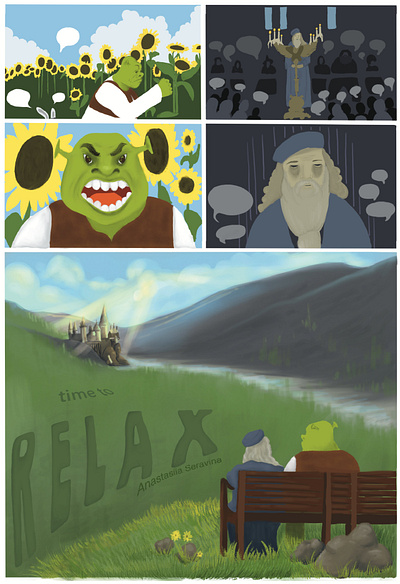 poster graphic design komix