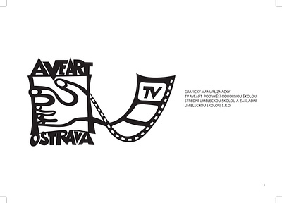 manual logo for AVEART graphic design logo