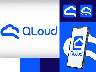 Qloud - Logo Design brand identity branding business logo cloud design graphic design illustration logo lyrative minimalist logo modern logo professional design startup startups tech timeless logo ui visual identity