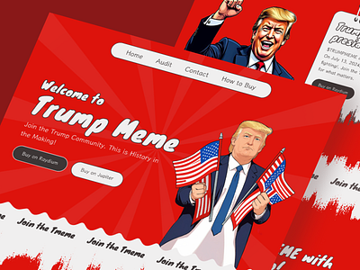 Trump Meme coin website meme meme coin design meme coin illustration meme coin website meme design meme illustration meme token meme token design meme token website meme website memecoin trump trump coin trump meme trump meme coin trump meme token website trump website