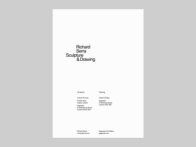 Typography Extra — n/6 design exhibition gagosian graphic high end identity minimalism modern museum music nice poster type typography ui ux visual visual identity web web design