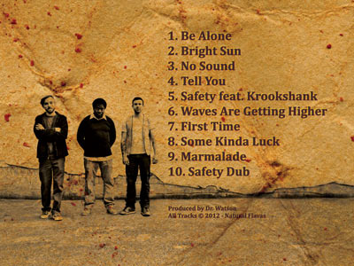 Natural Flavas - New Album Design - Back Cover album artwork cd design natural flavas reggae roots