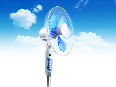 Fan air clouds fan sky