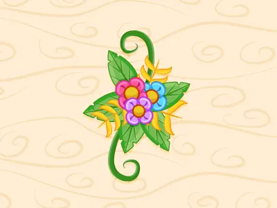 Flowies design flowers illustrator