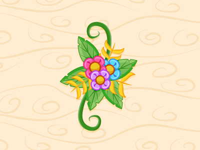 Flowies design flowers illustrator