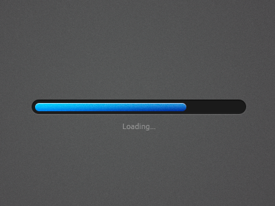 Loading... loading progress bar