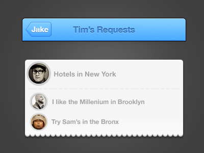 Optimised app hotels ios iphone recommendations ui