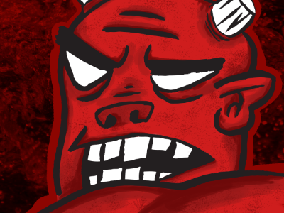 Ogre Drawing II cartoon drawing paint photoshop