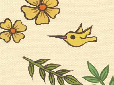 tiny botanical stuff. botanical floral hand painted illustration spot