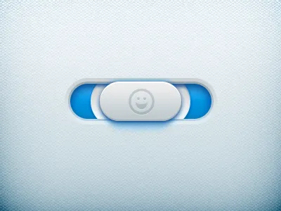 Switch To Smile :) blue button experiment practice smile switch