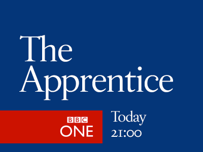 The Apprentice - Typo Suggestion For BBC bbc blue red typo