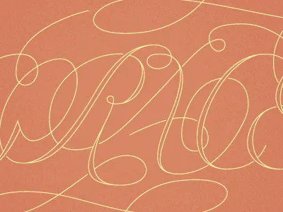 Some script lettering curly lettering script typography
