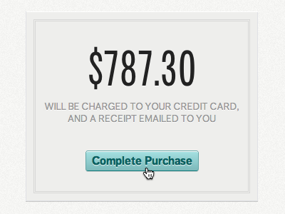 Complete Purchase (, please!) button chartwell checkout dagny ecommerce skyscraper skyscrpr