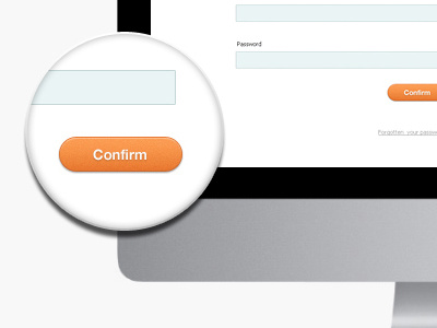 Confirm button button web