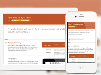 New Responsive Portfolio clean portfolio responsive simple