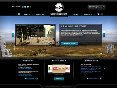 Graphikconcept v.7 exploration flash graphikconcept nature v7 voyage web design