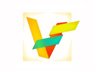 Logo with strips logo