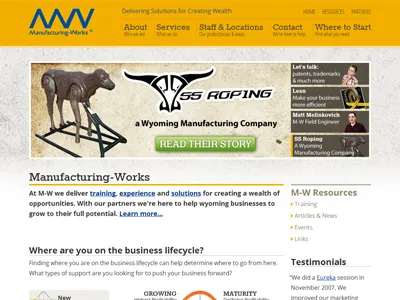 Manufacturing-Works site redesign