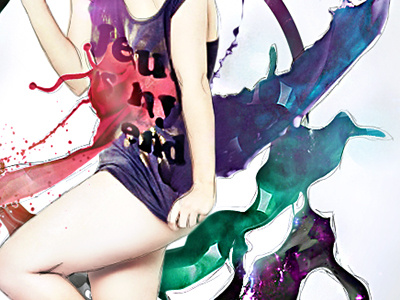 Color Explosion color digital art girl photo manipulation woman