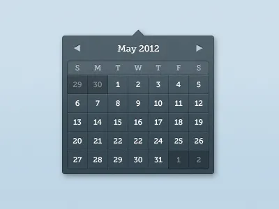 There are many like it, but this one is mine. blue calendar date picker full metal jacket museo slab noise