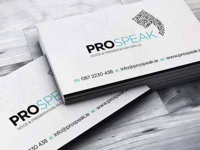 Business Card Design black business card clean fresh minimal modern teal white