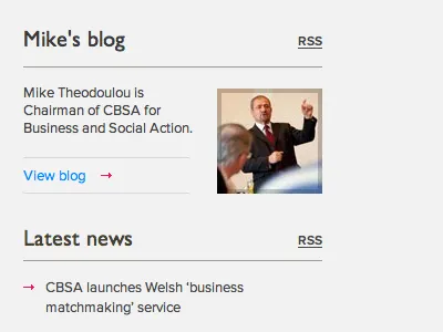 Mike's Blog and News blog cbsa design detail fhz frequency news ui ui design wales web design website website design