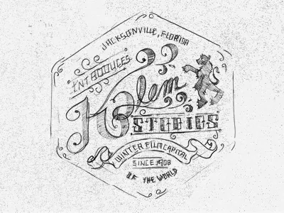 Sketch lettering lockup sign