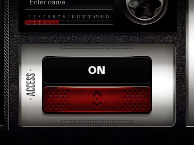 Retro Tablet app dashboard detail interface retro tablet