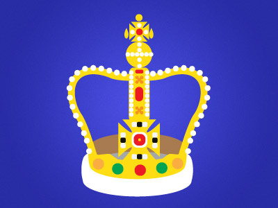 Crown icon crown design icon uk vector