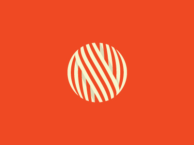 Naftolimanndesign_2 ball circle logo logotype orange stripes type typography