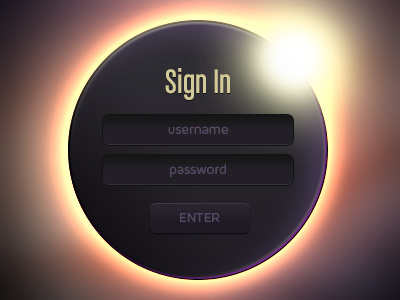 Eclipse Form app dark design interface ui web widget