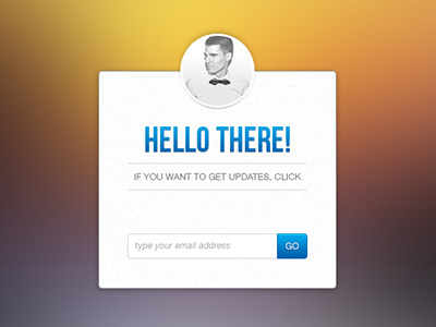 Hello! button micro update welcome