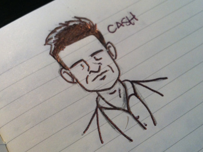 Cash johnny cash project start sketch thumbnail