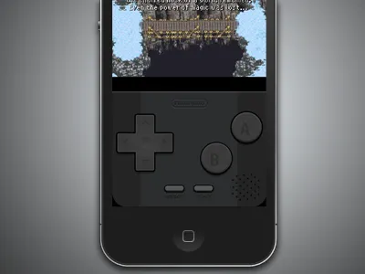 gpSPhone GB Color Skin Edit Black color gameboy gameboy color gpsphone iphone iphone 4 retina skin